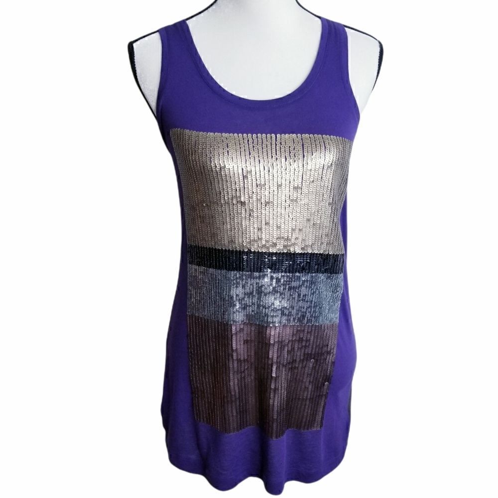 Express Y2K Sequin tank top dress